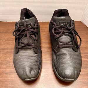 Fila MEMORY LAYERS Men Work Shoes Sz 11.5 Black 0159-001 Slip Resistant Lace up